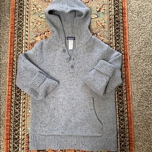 Patagonia hooded wool sweater
